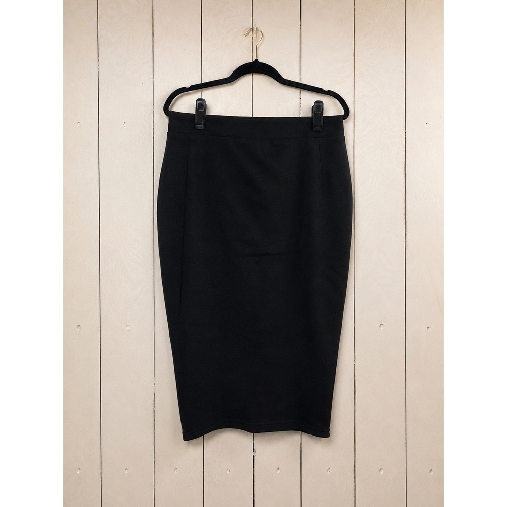 Torrid Black Mermaid Pencil Skirt Size 1 XL Elastic Waist NWOT